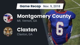Recap: Montgomery County  vs. Claxton  2018