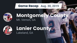 Recap: Montgomery County  vs. Lanier County  2019