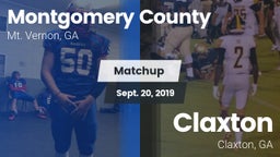 Matchup: Montgomery County vs. Claxton  2019