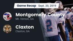 Recap: Montgomery County  vs. Claxton  2019
