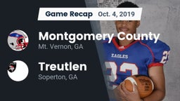 Recap: Montgomery County  vs. Treutlen  2019