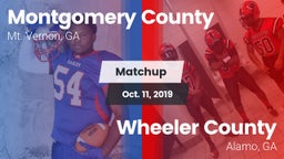 Matchup: Montgomery County vs. Wheeler County  2019