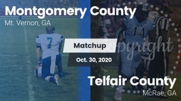 Matchup: Montgomery County vs. Telfair County  2020