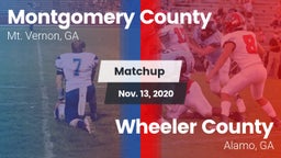 Matchup: Montgomery County vs. Wheeler County  2020