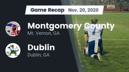 Recap: Montgomery County  vs. Dublin  2020