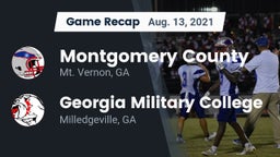 Recap: Montgomery County  vs. Georgia Military College  2021