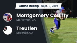Recap: Montgomery County  vs. Treutlen  2021