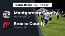 Recap: Montgomery County  vs. Brooks County  2021