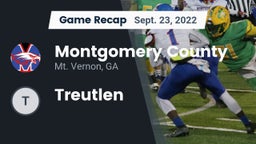 Recap: Montgomery County  vs. Treutlen  2022