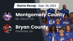 Recap: Montgomery County  vs. Bryan County  2022
