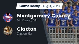 Recap: Montgomery County  vs. Claxton  2023