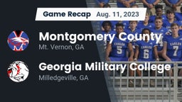 Recap: Montgomery County  vs. Georgia Military College  2023