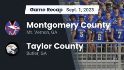 Recap: Montgomery County  vs. Taylor County  2023