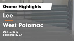 Lee  vs West Potomac  Game Highlights - Dec. 6, 2019