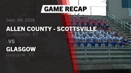 Recap: Allen County - Scottsville  vs. Glasgow  2016