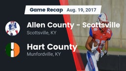 Recap: Allen County - Scottsville  vs. Hart County  2017