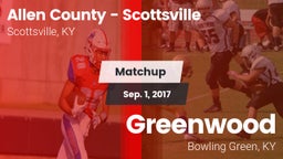 Matchup: Allen County High vs. Greenwood  2017