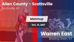 Matchup: Allen County High vs. Warren East  2017
