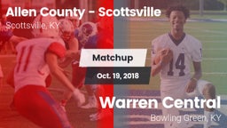 Matchup: Allen County High vs. Warren Central  2018