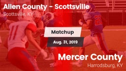 Matchup: Allen County High vs. Mercer County  2019