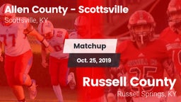 Matchup: Allen County High vs. Russell County  2019