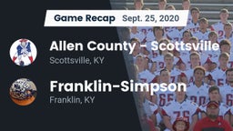 Recap: Allen County - Scottsville  vs. Franklin-Simpson  2020