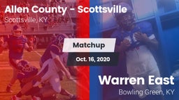 Matchup: Allen County High vs. Warren East  2020