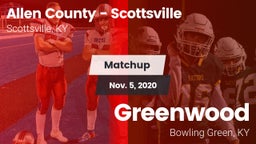 Matchup: Allen County High vs. Greenwood  2020