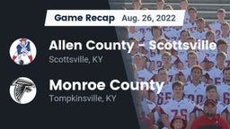 Recap: Allen County - Scottsville  vs. Monroe County  2022