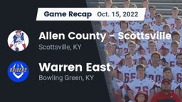 Recap: Allen County - Scottsville  vs. Warren East  2022