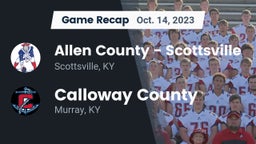 Recap: Allen County - Scottsville  vs. Calloway County  2023