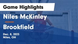 Niles McKinley  vs Brookfield  Game Highlights - Dec. 8, 2023