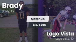 Matchup: Brady  vs. Lago Vista  2017