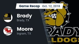 Recap: Brady  vs. Moore  2018