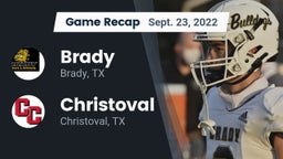 Recap: Brady  vs. Christoval  2022