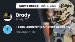 Recap: Brady  vs. Texas Leadership Charter Academy  2022