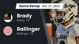 Recap: Brady  vs. Ballinger  2022