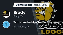 Recap: Brady  vs. Texas Leadership Charter Academy  2023