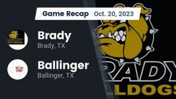 Recap: Brady  vs. Ballinger  2023