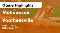 Mohonasen  vs Voorheesville  Game Highlights - Sept. 7, 2022