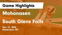 Mohonasen  vs South Glens Falls  Game Highlights - Oct. 27, 2022
