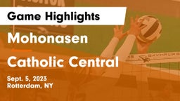 Mohonasen  vs Catholic Central Game Highlights - Sept. 5, 2023