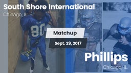 Matchup: South Shore Internat vs. Phillips  2017