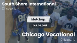 Matchup: South Shore Internat vs. Chicago Vocational  2017