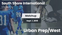 Matchup: South Shore Internat vs. Urban Prep/West 2018