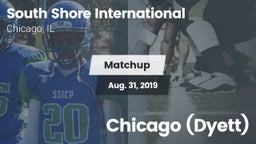 Matchup: South Shore Internat vs. Chicago (Dyett) 2019