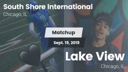 Matchup: South Shore Internat vs. Lake View  2019