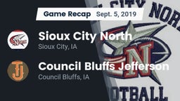 Recap: Sioux City North  vs. Council Bluffs Jefferson  2019