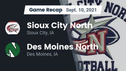 Recap: Sioux City North  vs. Des Moines North  2021