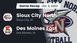 Recap: Sioux City North  vs. Des Moines East  2023